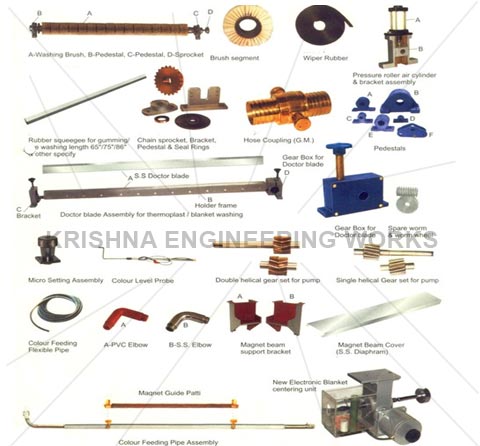 SPARES FOR ROTARY PRINTING MACHINE